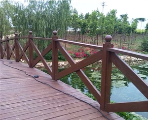 泰安木塑拱桥